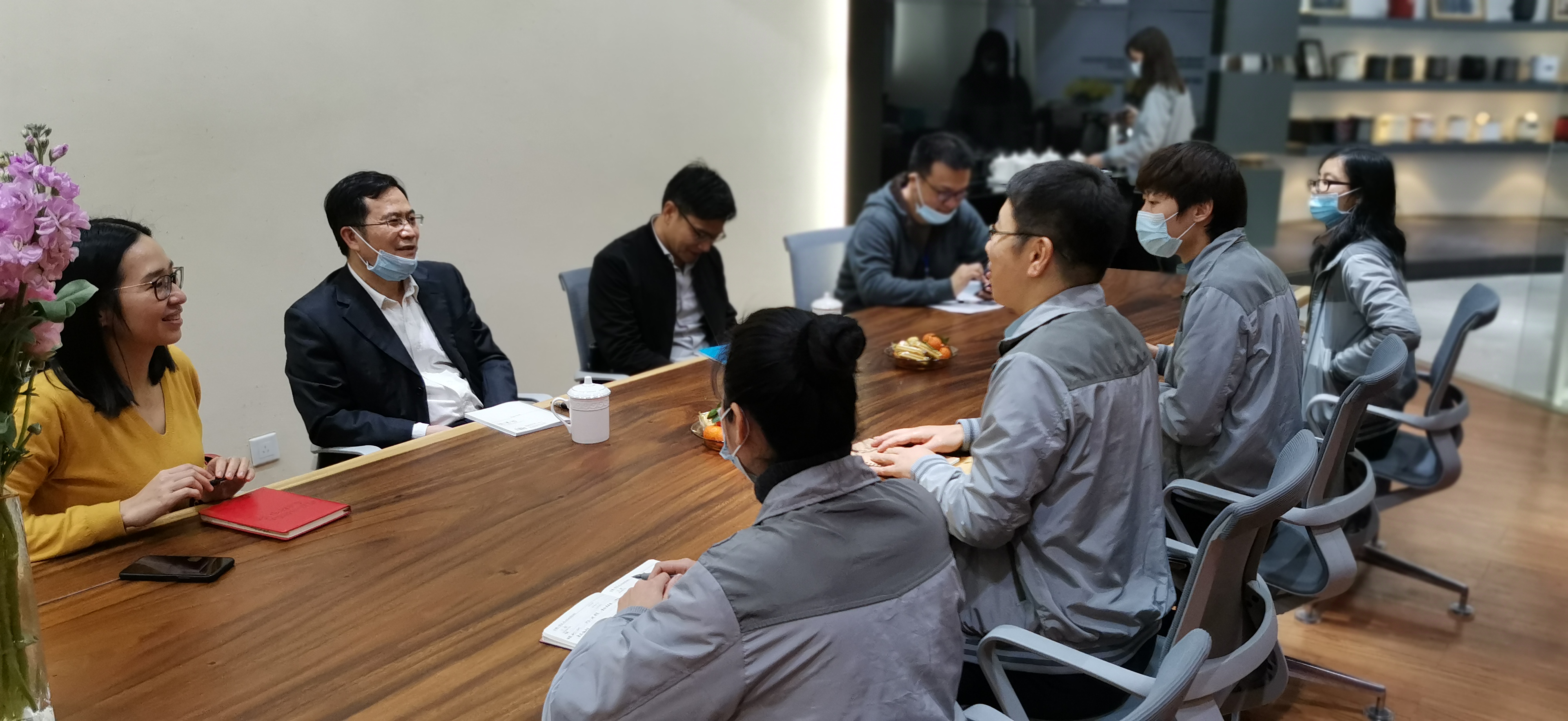 中山市工信局副局长汤荣添带队到我司调研考察