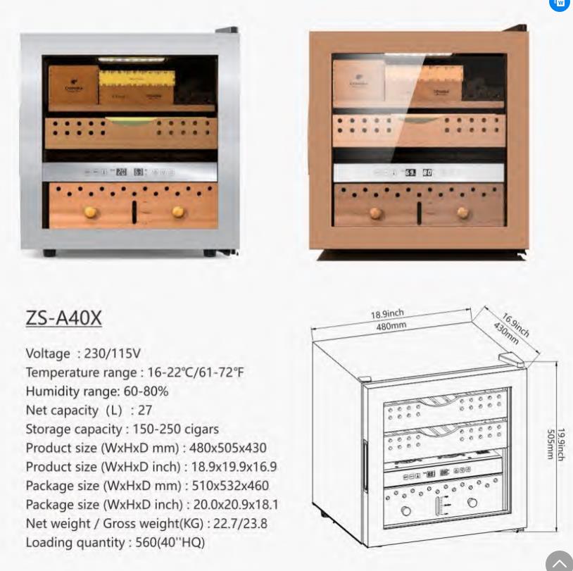 40X cigar cooler